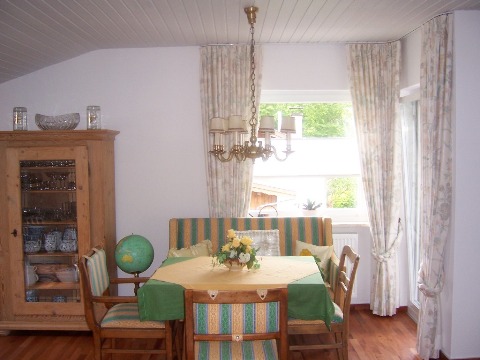 Essbereich der Ferienwohnung