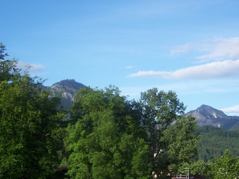 Panoramablick Hochfelln und Hochgern